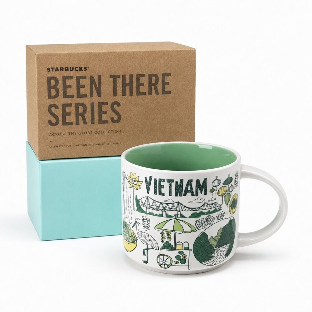 Starbucks Vietnam Been There Series 14oz Mug 2023 NWT Original Box